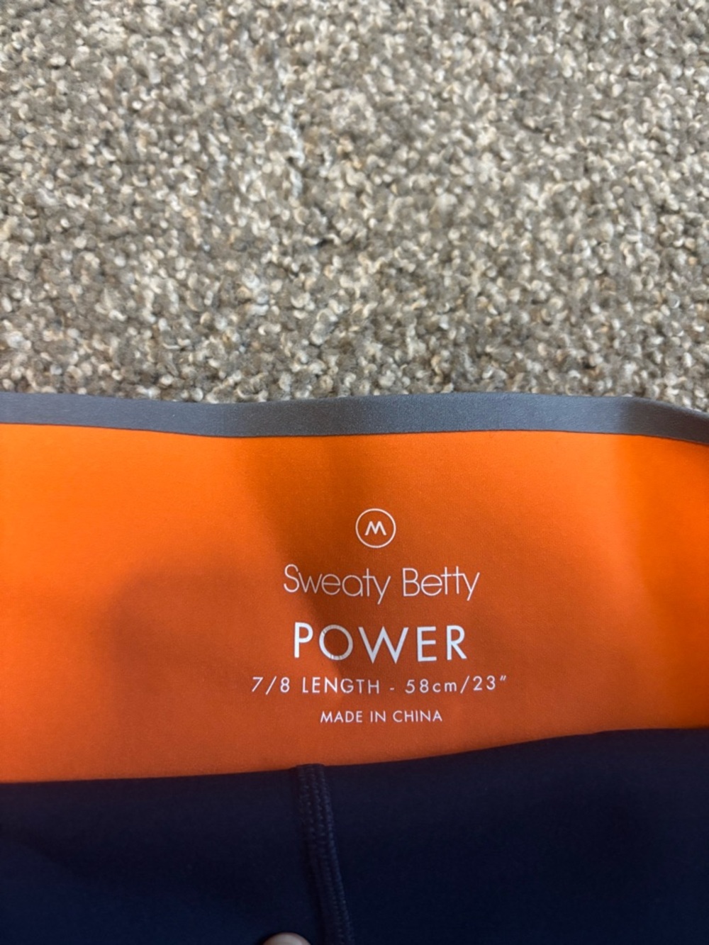 Sweaty Betty Power High Waist Colour Block Leggings | Size Medium - Picture 3 of 3